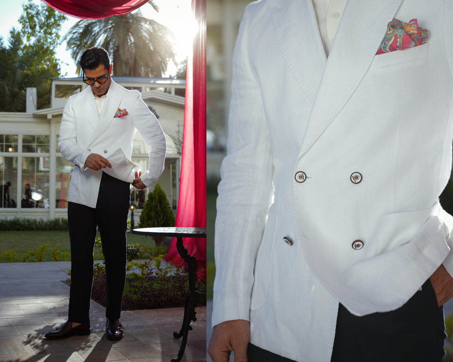 linen suit-بدله لينن