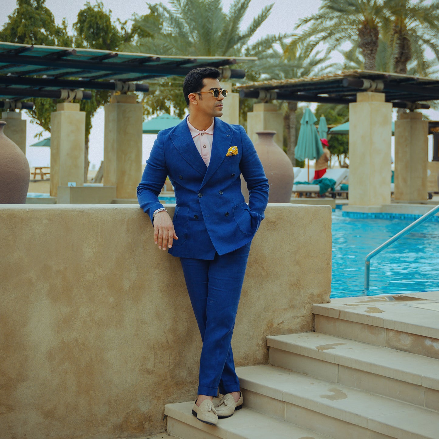 linen suit-بدله لينن