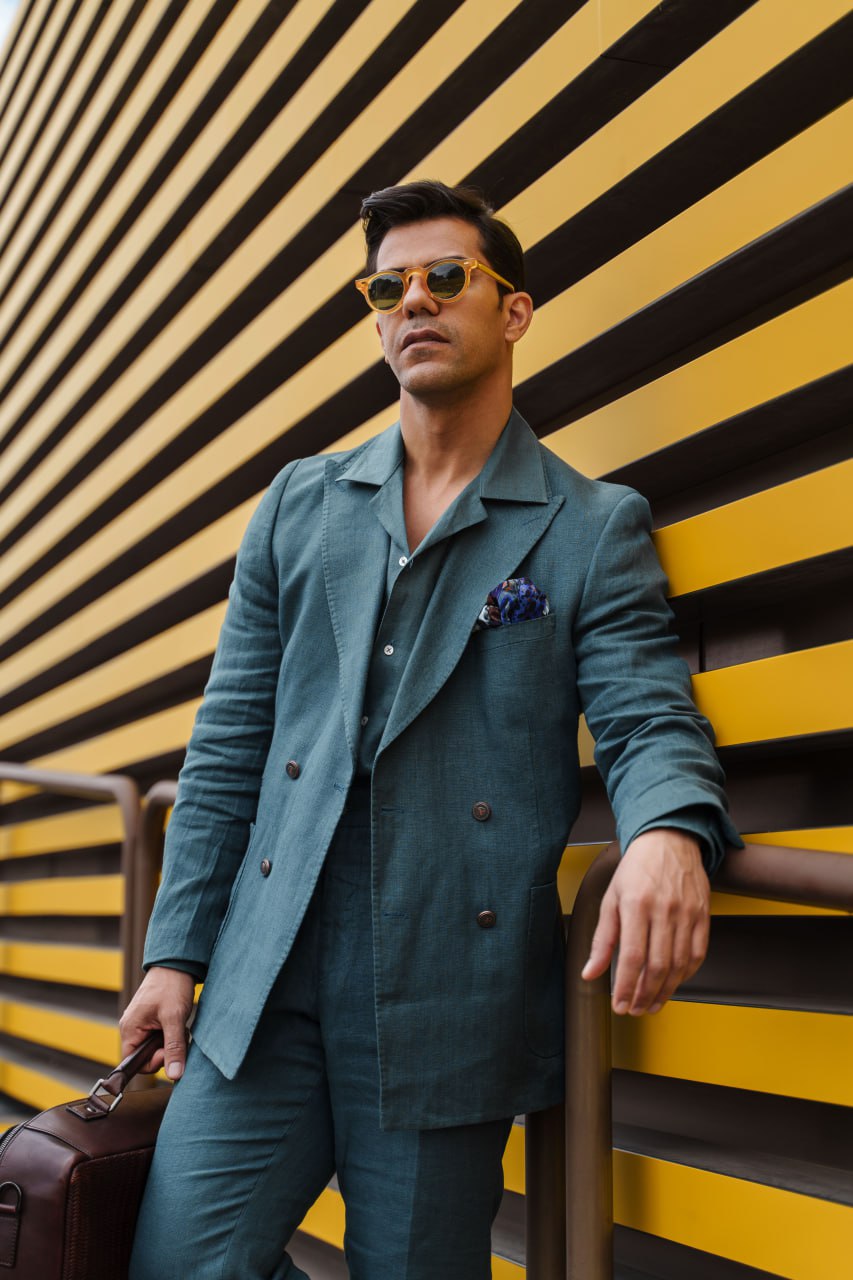 linen suit-بدله لينن