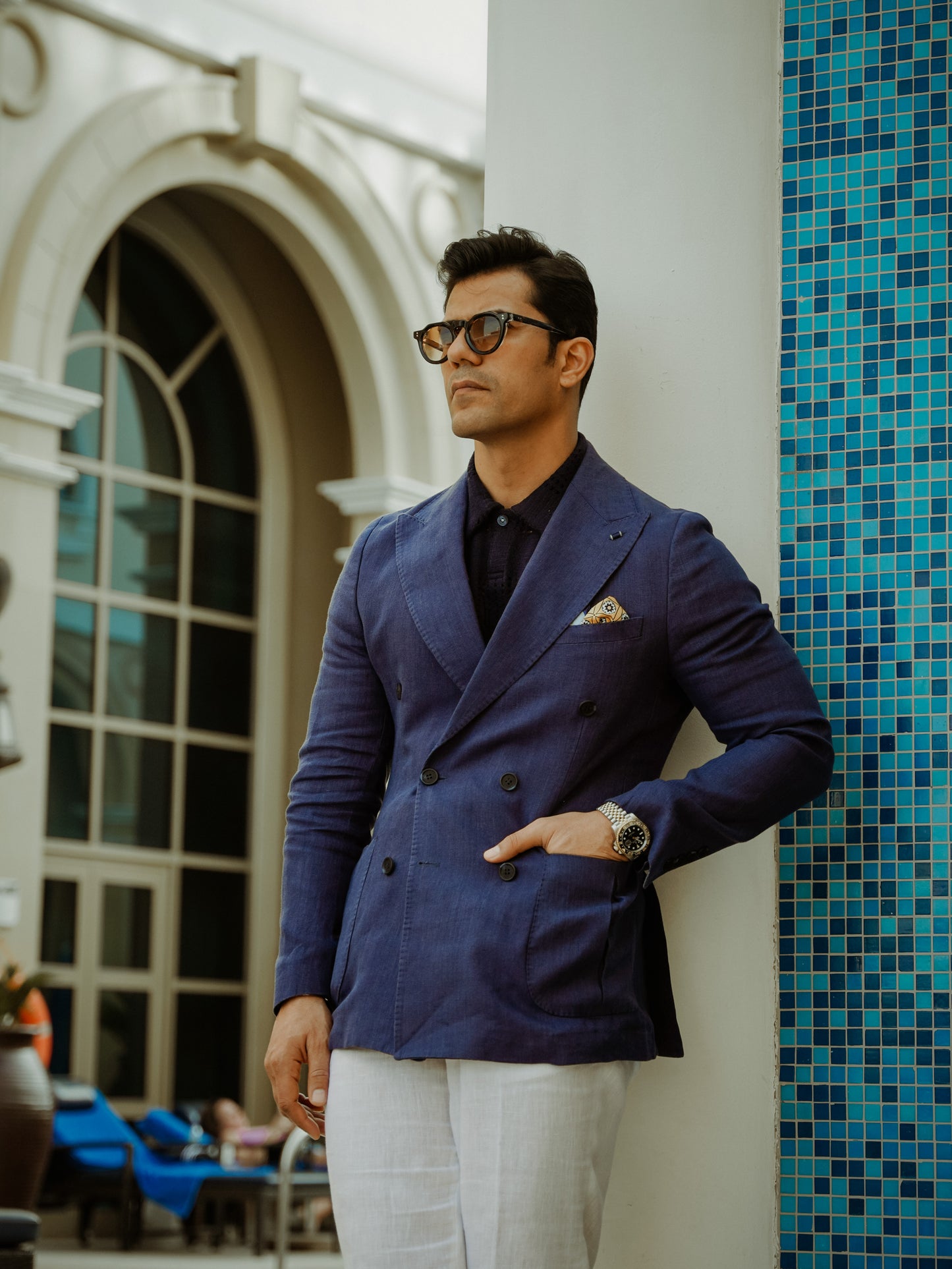 linen suit-بدله لينن